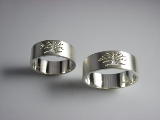 Tree of life wedding ring